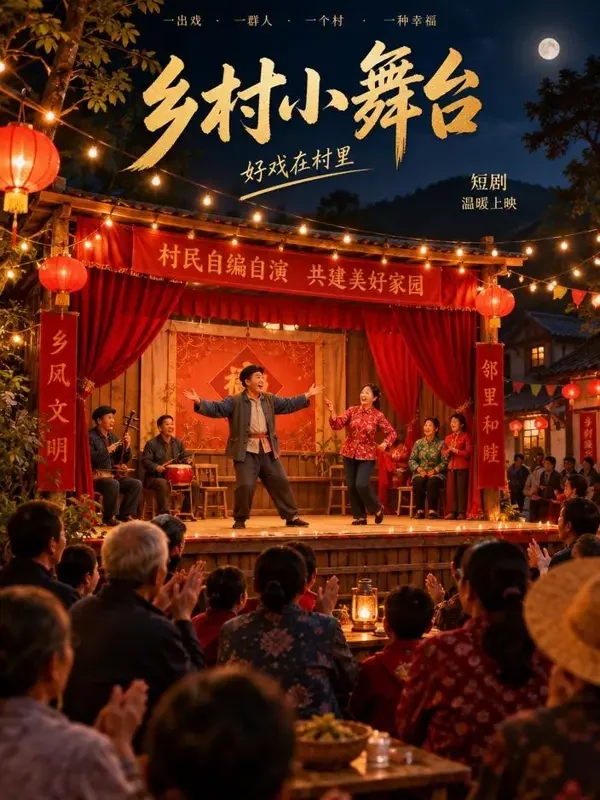 《村晚大舞台》封面