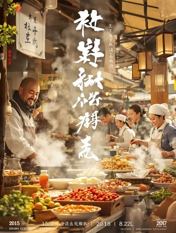 《小镇菜市场的早晨》封面